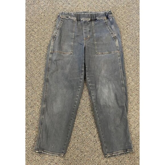 Madewell Jeans Pull On Elastic Waist Straight Leg Medium M - Picture 1 of 4